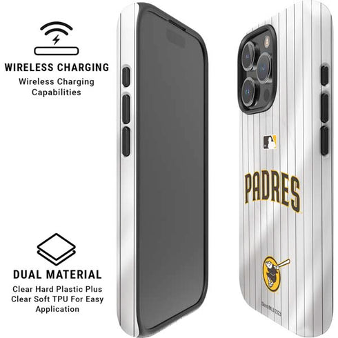 MLB San Diego Padres Home Jersey iPhone 16 Pro Max Magsafe Impact Case