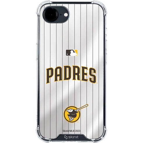 MLB San Diego Padres Home Jersey iPhone 16e Clear Case