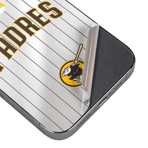 MLB San Diego Padres Home Jersey iPhone 16e Skin
