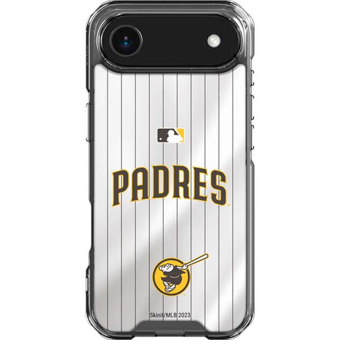MLB San Diego Padres Home Jersey iPhone 17 Air Clear Case