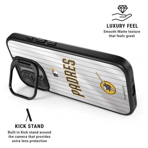 MLB San Diego Padres Home Jersey iPhone 17 Kickstand Case