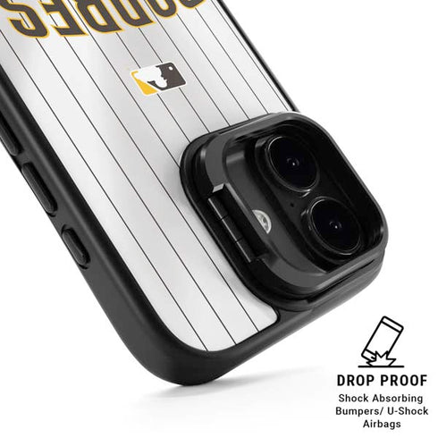 MLB San Diego Padres Home Jersey iPhone 17 Kickstand Case