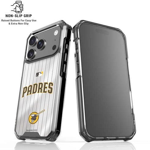 MLB San Diego Padres Home Jersey iPhone 17 Pro Clear Case