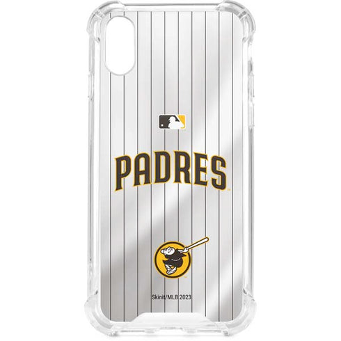 MLB San Diego Padres Home Jersey iPhone XS Clear Case