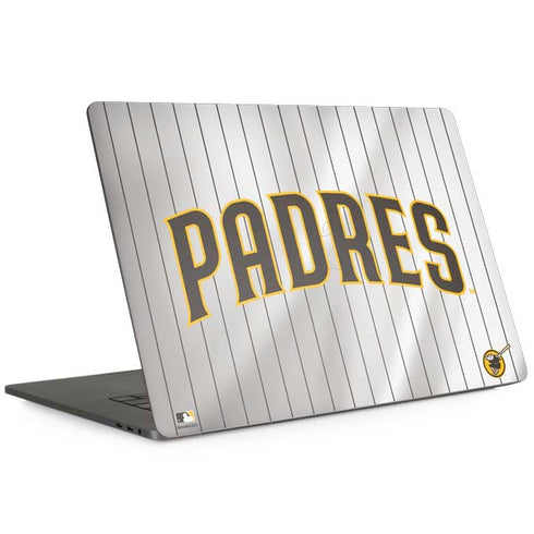 MLB San Diego Padres Home Jersey MacBook Skins