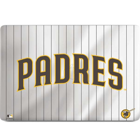 MLB San Diego Padres Home Jersey MacBook Skins