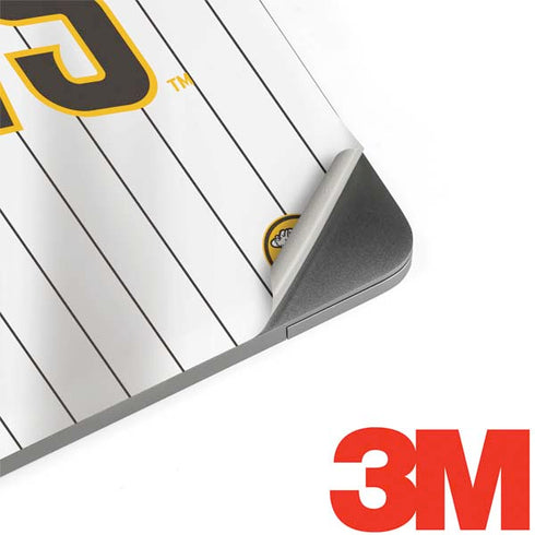 MLB San Diego Padres Home Jersey MacBook Skins