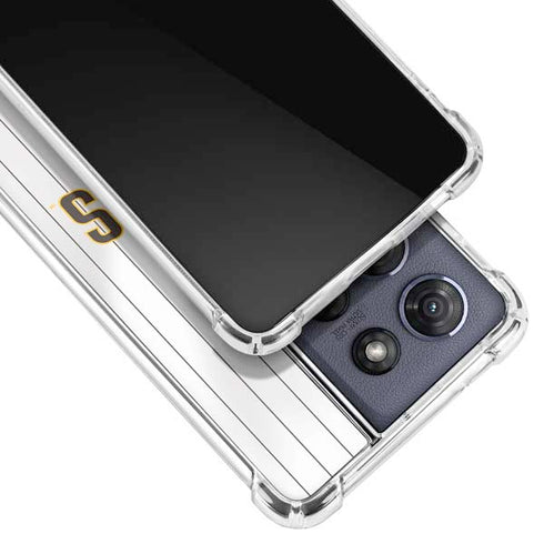 MLB San Diego Padres Home Jersey Moto G Stylus 5G (2025) Clear Case