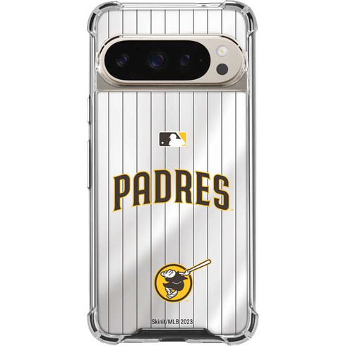 MLB San Diego Padres Home Jersey Pixel 9/9 Pro Clear Case