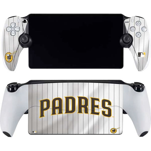 MLB San Diego Padres Home Jersey PlayStation Portal Remote Player Skin
