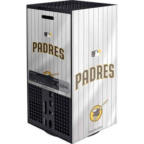 MLB San Diego Padres Home Jersey XBox Series X Digital Edition Console Skin