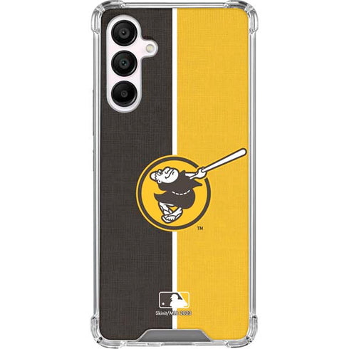 MLB San Diego Padres Split Galaxy A16 5G Clear Case
