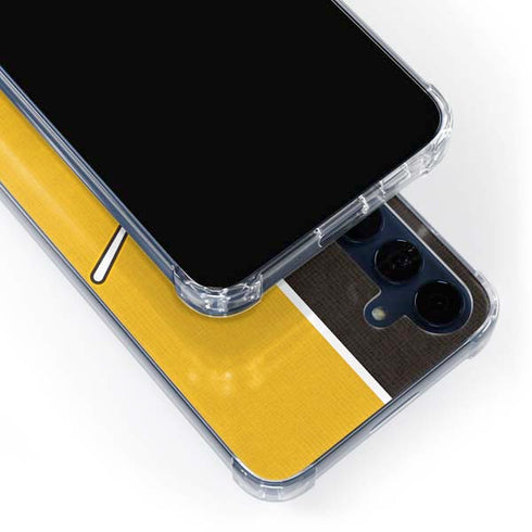 MLB San Diego Padres Split Galaxy A35 5G Clear Case