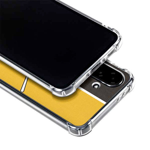 MLB San Diego Padres Split Galaxy A36 5G Clear Case