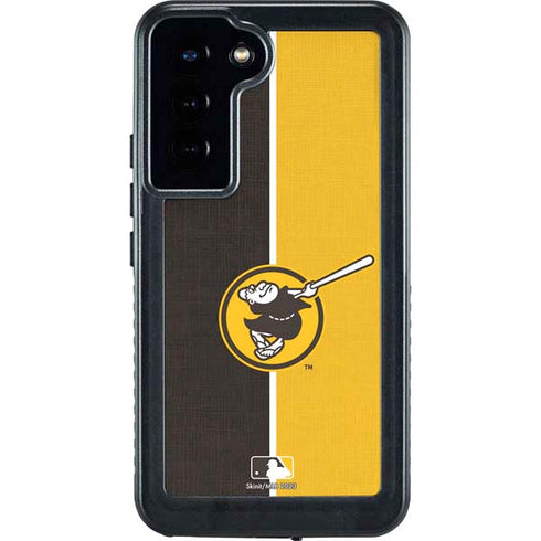 MLB San Diego Padres Split Galaxy S24 Plus Waterproof Case