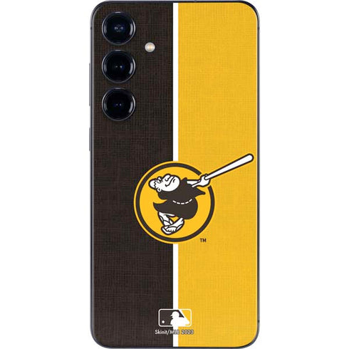 MLB San Diego Padres Split Galaxy S25 Skin