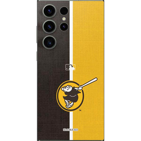 MLB San Diego Padres Split Galaxy S25 Ultra Skin