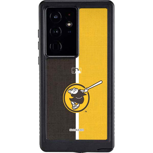 MLB San Diego Padres Split Galaxy S24 Ultra Waterproof Case