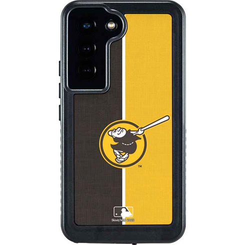 MLB San Diego Padres Split Galaxy S24 Waterproof Case