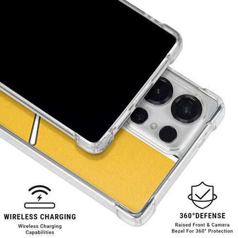 MLB San Diego Padres Split Galaxy S26 Ultra Clear Case
