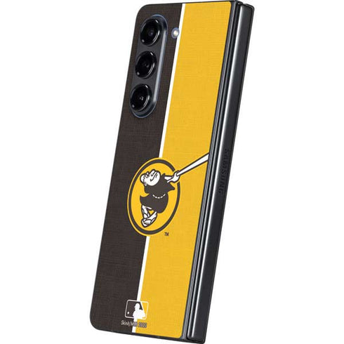MLB San Diego Padres Split Galaxy Z Fold5 5G Skin
