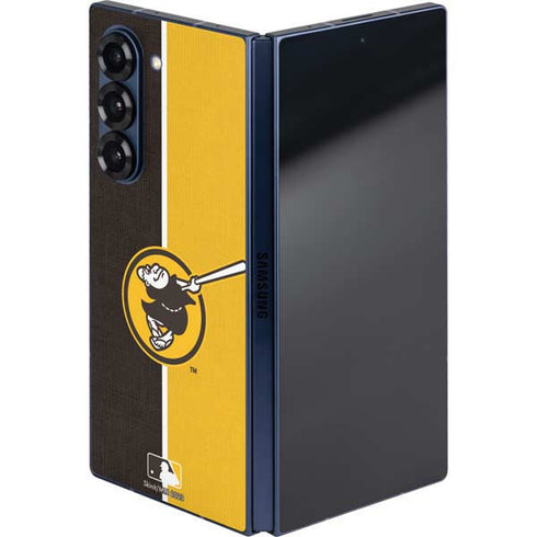 MLB San Diego Padres Split Galaxy Z Fold6 Skin