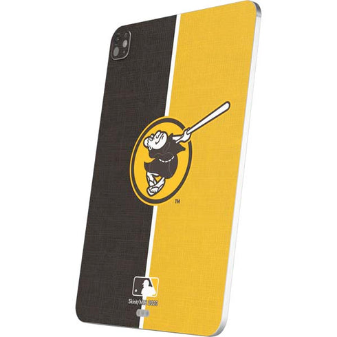 MLB San Diego Padres Split iPad Pro 13in M4 (2024) Skin