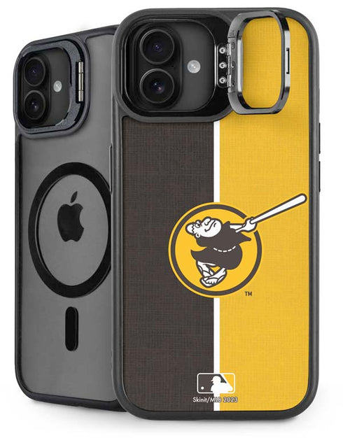 MLB San Diego Padres Split iPhone 16 Plus Kickstand Case
