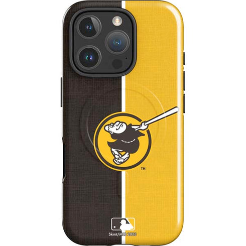 MLB San Diego Padres Split iPhone 16 Pro Max Magsafe Impact Case