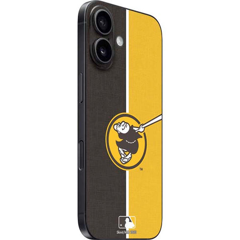 MLB San Diego Padres Split iPhone 16 Skin