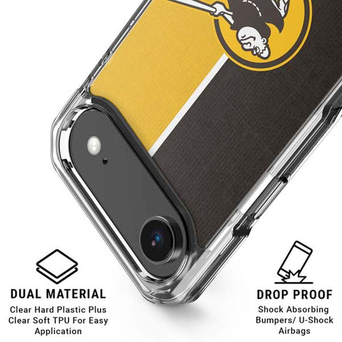 MLB San Diego Padres Split iPhone 17 Air Clear Case