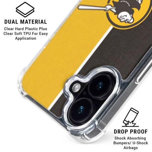 MLB San Diego Padres Split iPhone 17 Clear Case