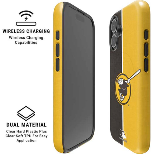 MLB San Diego Padres Split iPhone 17 Magsafe Impact Case