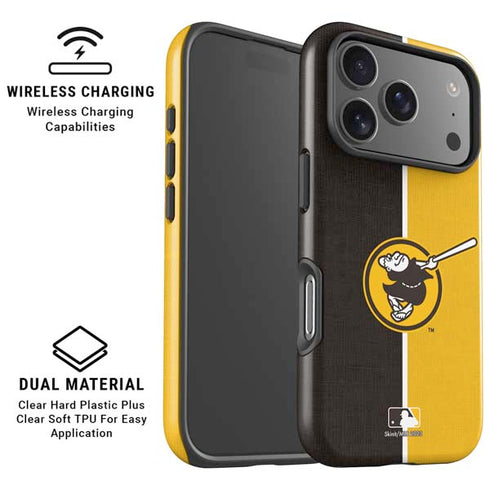 MLB San Diego Padres Split iPhone 17 Pro Magsafe Impact Case
