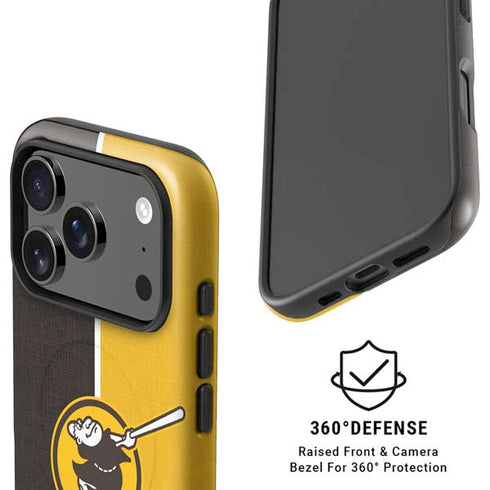 MLB San Diego Padres Split iPhone 17 Pro Max Magsafe Impact Case