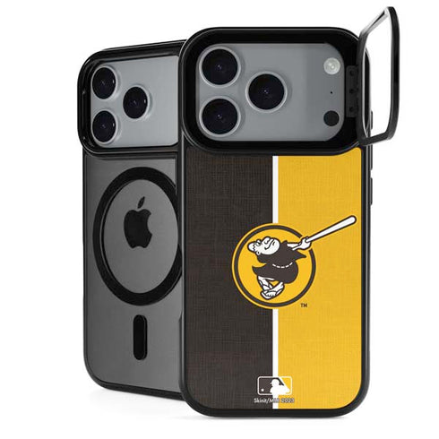 MLB San Diego Padres Split iPhone 18 Pro Kickstand Case