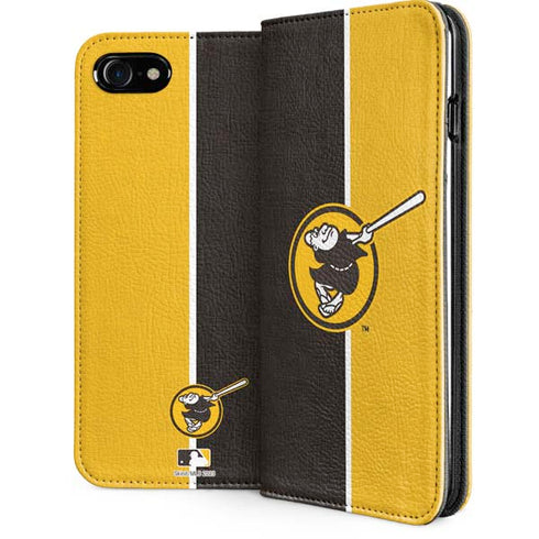 MLB San Diego Padres Split iPhone SE (2nd & 3rd Gen) Folio Case