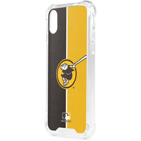 MLB San Diego Padres Split iPhone XS Clear Case