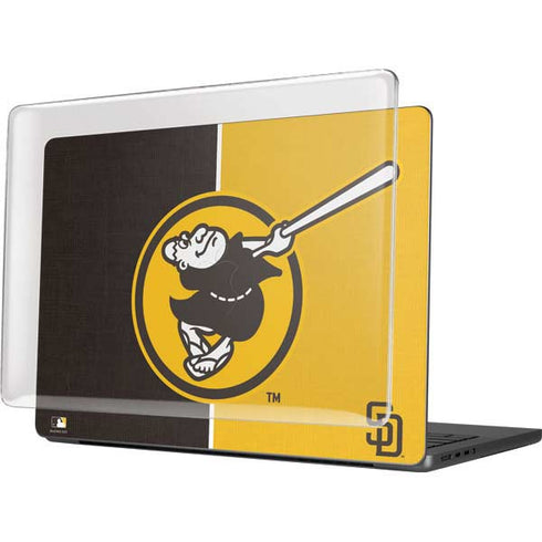 MLB San Diego Padres Split MacBook Pro 14in (2021-24) Case plus Skin