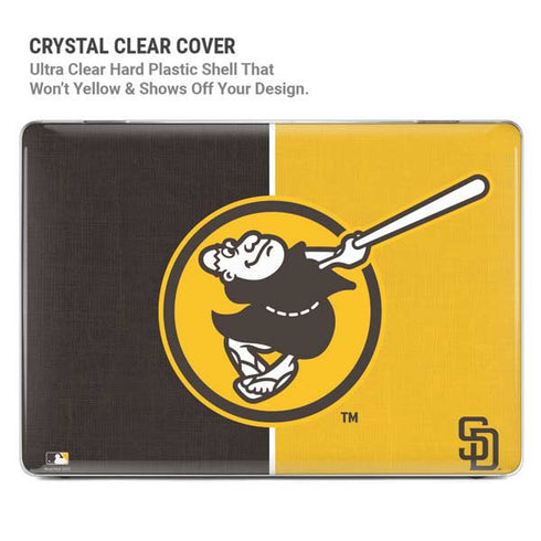 MLB San Diego Padres Split MacBook Pro 14in (2021-24) Case plus Skin