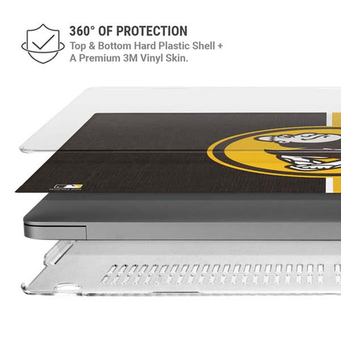 MLB San Diego Padres Split MacBook Pro 14in (2021-24) Case plus Skin