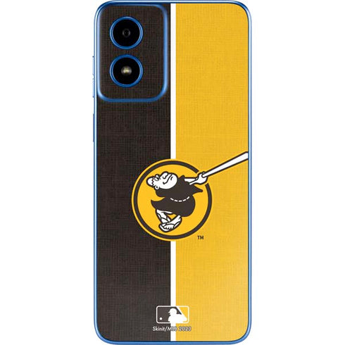 MLB San Diego Padres Split Moto G Play 4G (2024) Skin