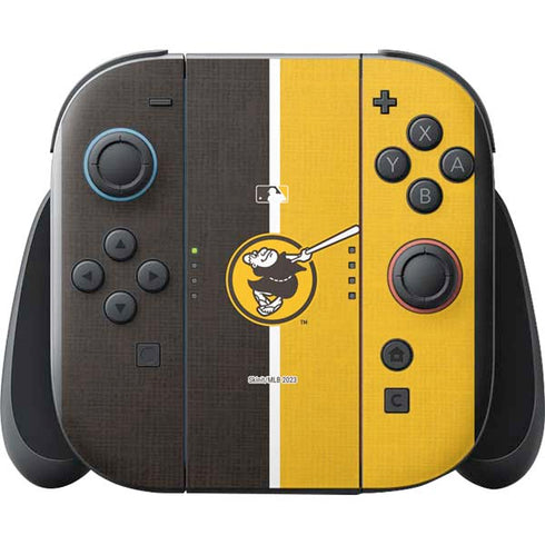 MLB San Diego Padres Split Nintendo Switch 2 (2025) with Joy-Con Skin