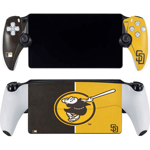 MLB San Diego Padres Split PlayStation Portal Remote Player Skin
