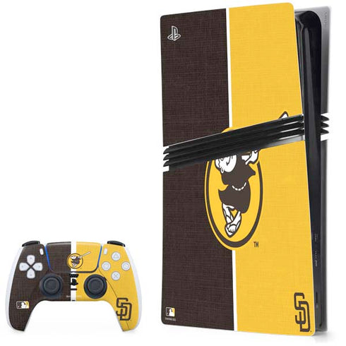 MLB San Diego Padres Split PlayStation PS5 Skins