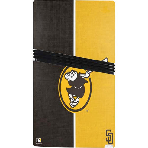 MLB San Diego Padres Split PS5 Pro Console Skin