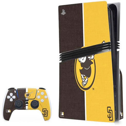 MLB San Diego Padres Split PlayStation PS5 Skins