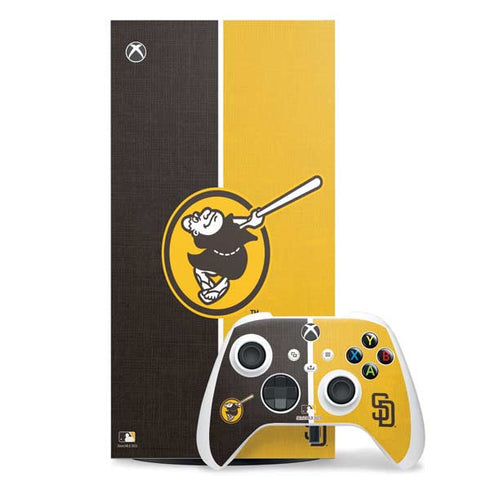 MLB San Diego Padres Split Xbox Series X Skins