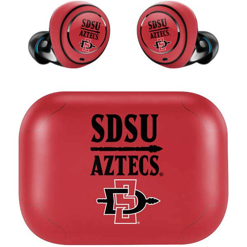 San Diego State University Aztecs Red Amazon Echo Buds Skin