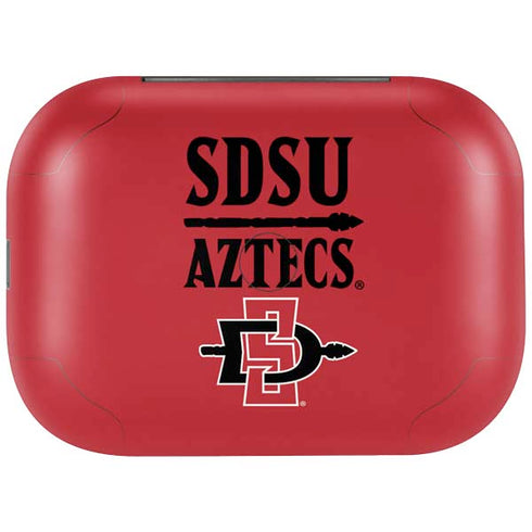 San Diego State University Aztecs Red Amazon Echo Buds Skin